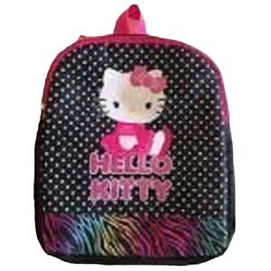 Backpack Hello Kitty Dome Mini Pre School Toddler Sparkle Bag Airport 10 x 8 x 4